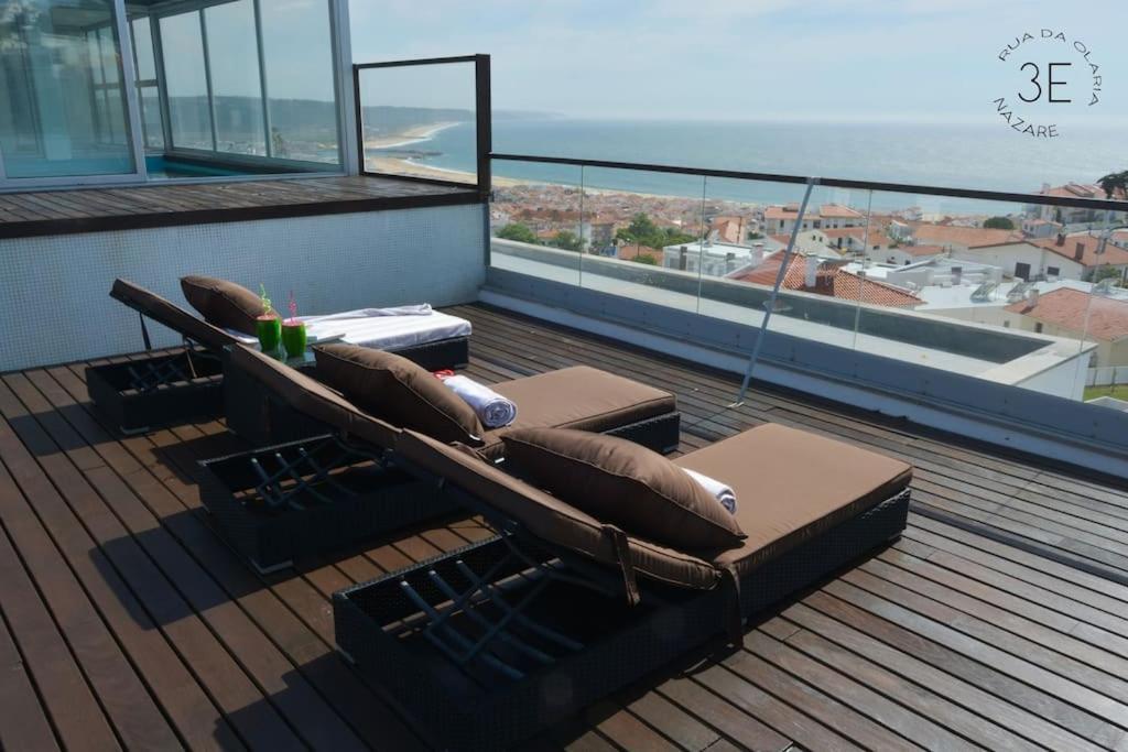 Rooftop Sea View With Private Swimming Pool Nazare Exterior photo