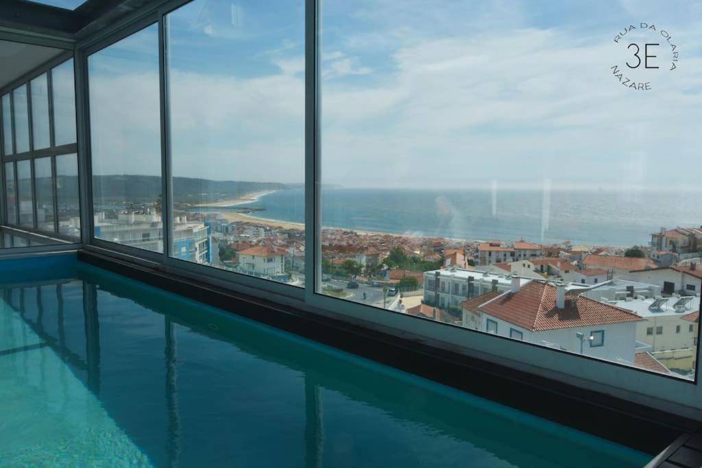 Rooftop Sea View With Private Swimming Pool Nazare Exterior photo